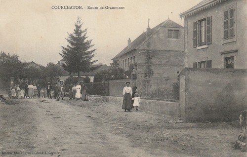 Cpa courchaton route de - -,