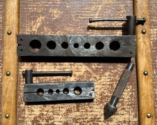 Lot 2 Matrice Outil Plomberie Unicum Collet Battu Vintage poinçon acier horloger