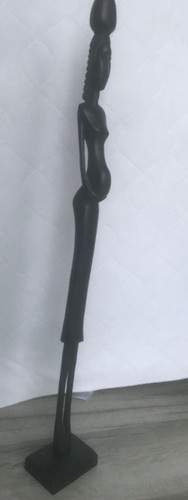 Statuette africaine bois - statuette,