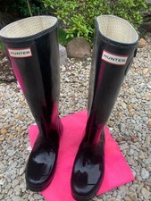 Bottes d’équitation noires brillantes HUNTER