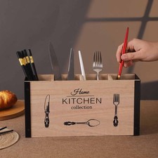 Porte-couverts en bois