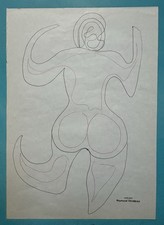 Raymond TRAMEAU Dessin Unique