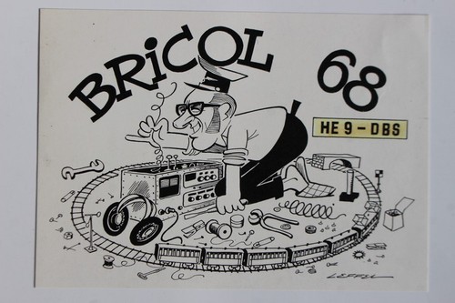 Carte postale qsl radio - carte,