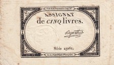France 5 Livres - 10 Brumaire