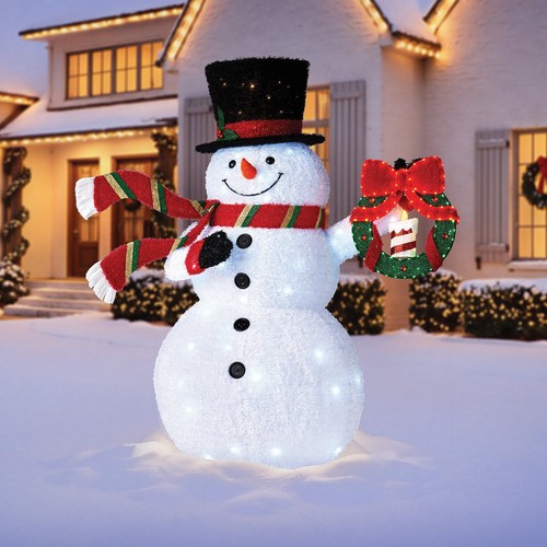 Pre lit pop - 6-ft, snowman