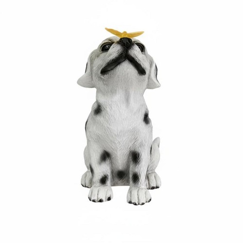 Lampe solaire chien libellule