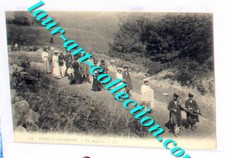 CPA ANIMÉ - TYPES D'AUVERGNE - UN BAPTEME / COUTUME, COSTUME, VETEMENT CEREMONIE