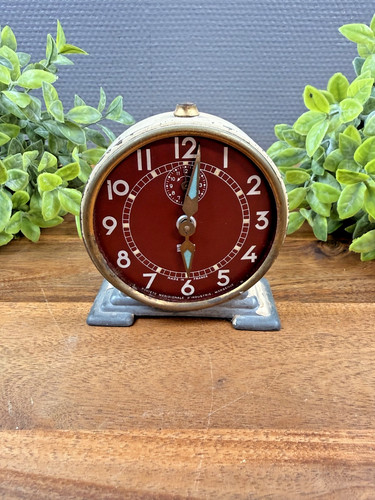 Réveil vintage rouge - smi,