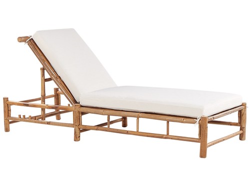 Chaise longue bambou - longue, en