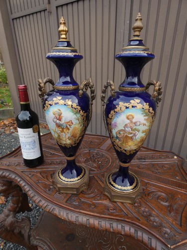 Pair antique sevres - pair,