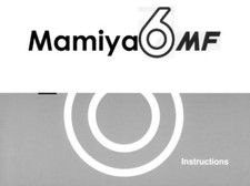MAMIYA 6MF INSTRUCTIONS MANUAL FREE SHIP