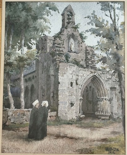 Aquarelle bretonnes devant - 2,