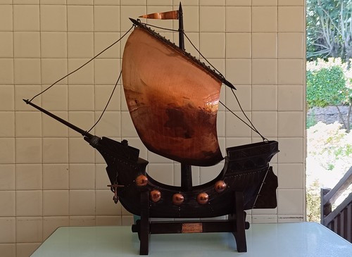 Maquette caravelle bois - bois, et
