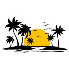 Kit d'autocollants plage