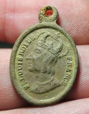 Rare, Ancien Pendentif Louis