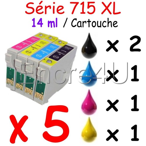 Lot cartouches epson non - 5,
