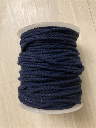 Cordonnet mètre coton bleu - cordonnet,