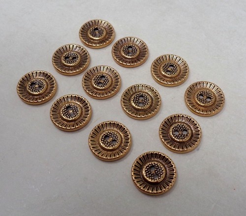 Lot boutons vintage en - 12,