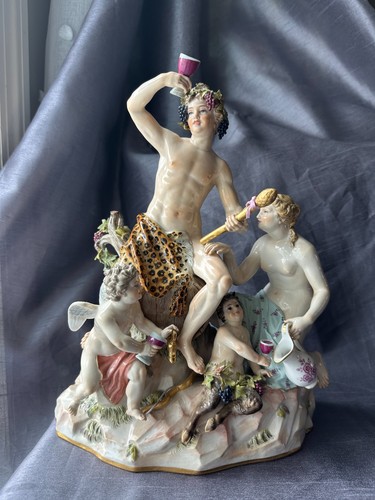 Meissen porcelain figural - a,