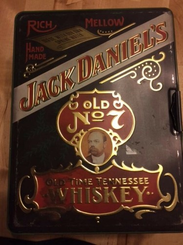 1904 jack daniels tin with - jack,