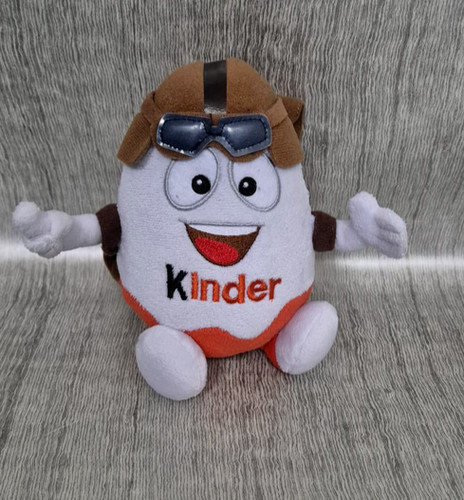 Peluche kinder aviateur - peluche,