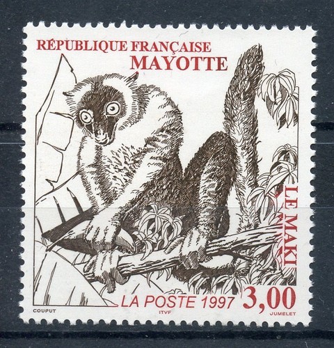 Stamp timbre mayotte n - stamp, de