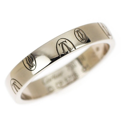 Bague cartier k18wg - k18wg, joyeux