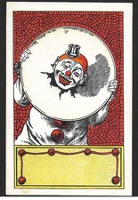 CIRQUE CLOWN / PIERROT  Illustrateur  1900 ( état Luxe )