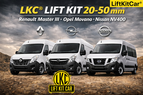 Lkc lift kit 50mm - lkc, renault