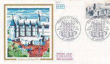 FRANCE 1986 FDC CHATEAUX DE