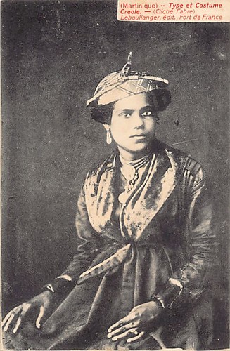 Martinique type et costume - martinique,