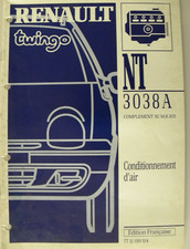 Manuel d'atelier Renault TWINGO  NT 3038 Conditionnement d'air