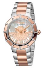 ROBERTO CAVALLI MEN ROTATING DIAL BRACELET WATCH - 37MM