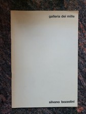 SILVANO BOZZOLINI | Bergame, Galleria dei Mille, 1972 | Envoi de l'artiste