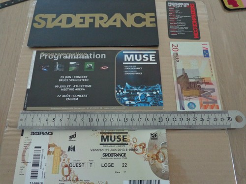 Muse ticket concert - -, billet