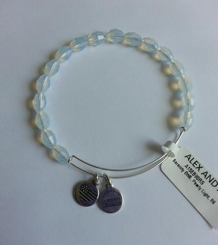 Alex and ani white swarovski - white,