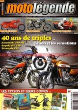 MOTO LEGENDE 239 KAWASAKI 750 H2 GT SUZUKI TRIUMPH X75 AFG 125 OSSA 175