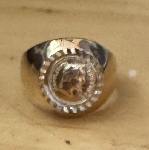 Bague chevalière effigie