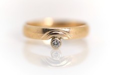 Vintage Bague Solitaire