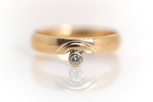Vintage bague solitaire - vintage,