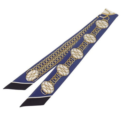 écharpe hermes bleu - Écharpe,