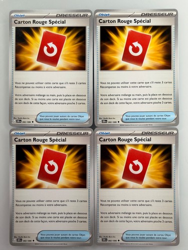 Carton rouge spécial - carton,