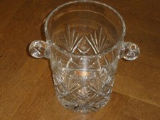 SEAU A CHAMPAGNE EN CRISTAL DE LORRAINE GRAVE