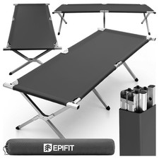 Lit de camping chaise longue