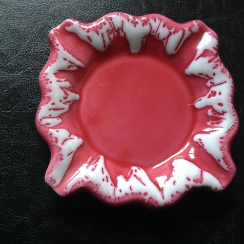 Vintage cendrier rose - vintage,