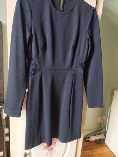 Sandro jolie robe bleu - t1,