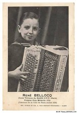 BK-BFP1-0564-SPECTACLE - ACCORDEON - RENE BELLOCQ - Jeune virtuose du Radio PT