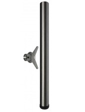 Pied de Table Logo 110cm Réglable en Hauteur + 3cm Support BAR Inox Max 150 KG