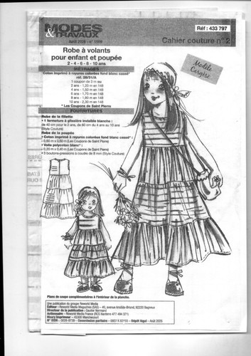 Page patron poupée de - et,