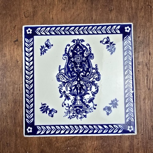 Grand carreau ancien gien bleu - grand,